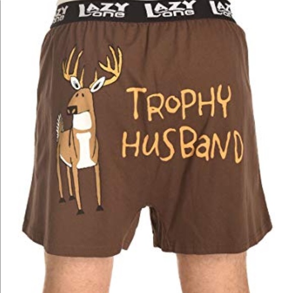 Other - Men’s Boxers- Trophy Husband Brown Size M